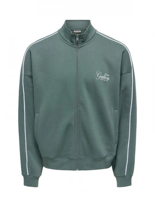 Foto van product Only & Sons Sweatvest 'ONSCeres' spar / wit