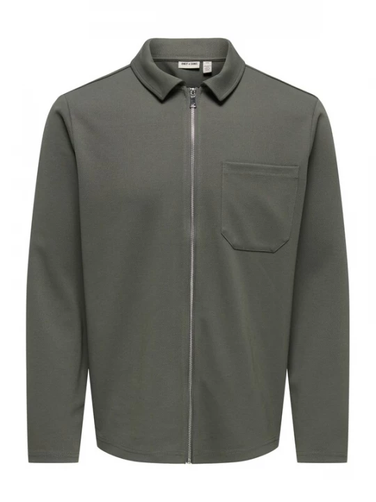 Foto van product Only & Sons Sweatvest 'ONSNEWKODYL' donkergrijs