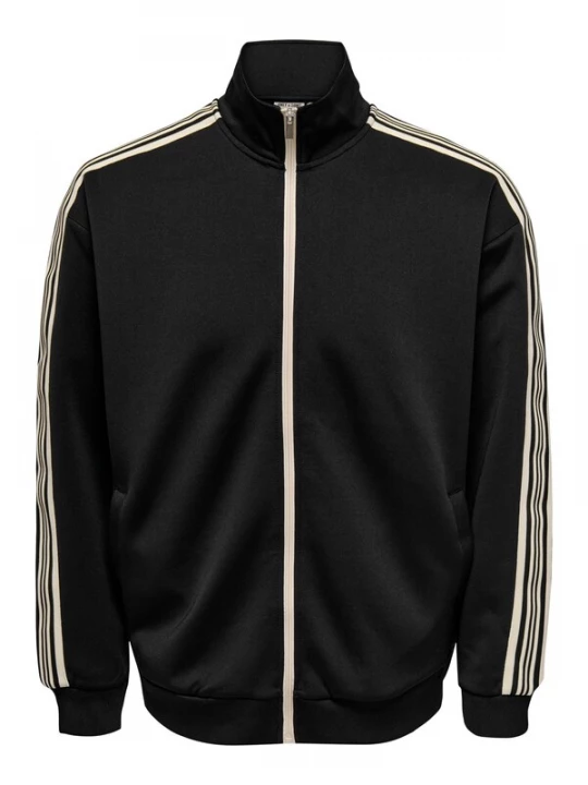 Foto van product Only & Sons Sweatvest 'ONSRiber' champagne / zwart