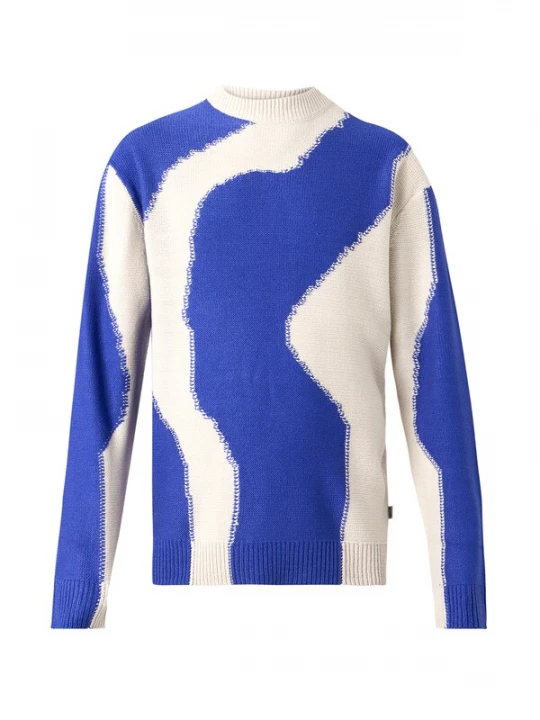 Foto van product Only & Sons Trui 'ONSEMIR' blauw / lichtgrijs