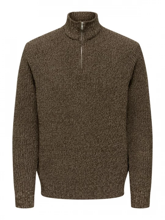 Foto van product Only & Sons Trui 'ONSJoin' bruin gemêleerd