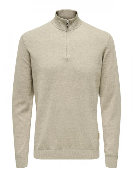 Foto van product Only & Sons Trui 'ONSLoui' beige gemêleerd