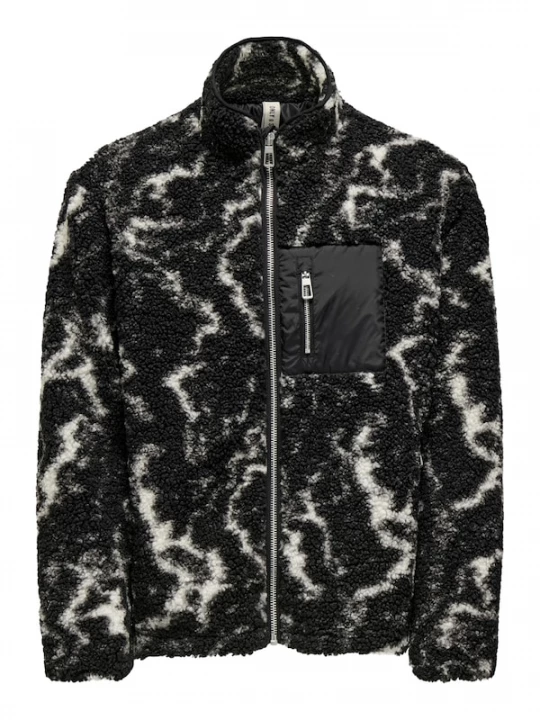 Foto van product Only & Sons Tussenjas 'JAIMY' zwart / wit