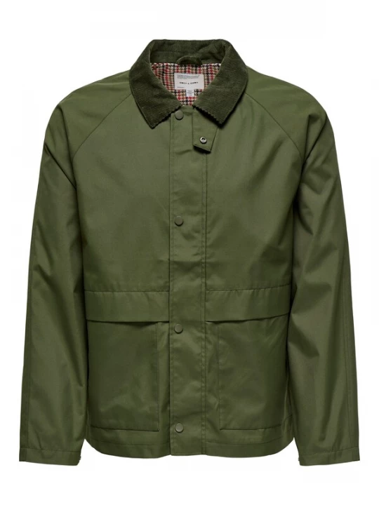 Foto van product Only & Sons Tussenjas 'ONSKosmo' olijfgroen