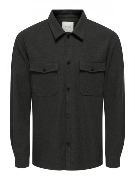 Foto van product Only & Sons Tussenjas 'ONSMark' donkergrijs