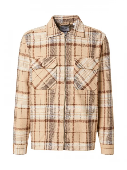 Foto van product Only & Sons Tussenjas 'ONSPRESTON' donkerbeige / bruin / donkerbruin / wit