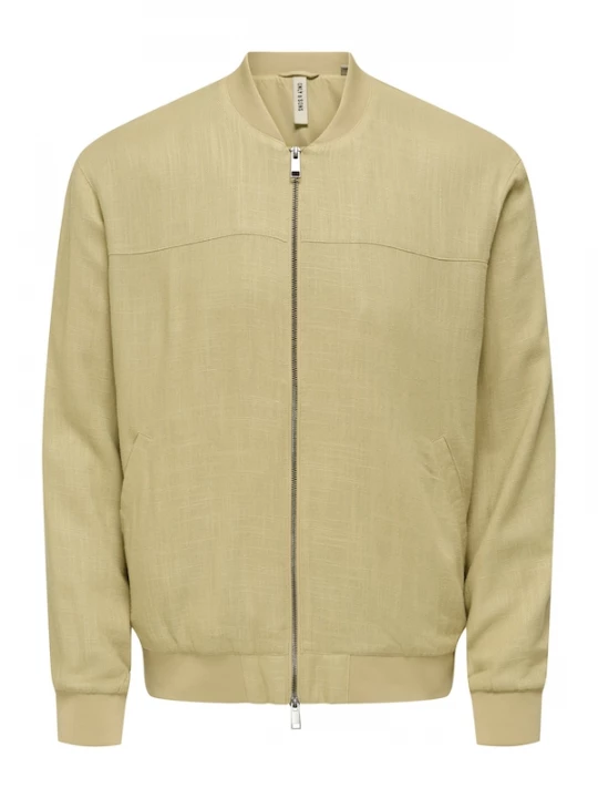 Foto van product Only & Sons Tussenjas 'ONSRENATO' donkerbeige