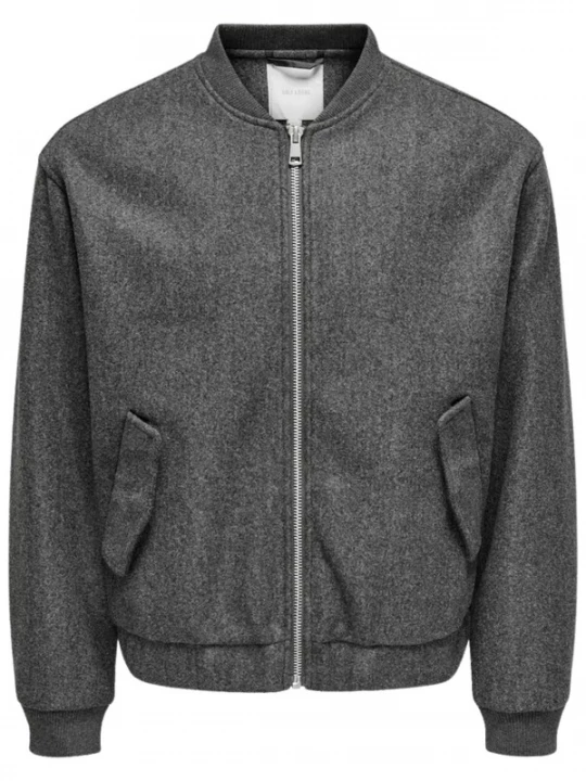 Foto van product Only & Sons Tussenjas 'ONSWorf Life' grijs gemêleerd