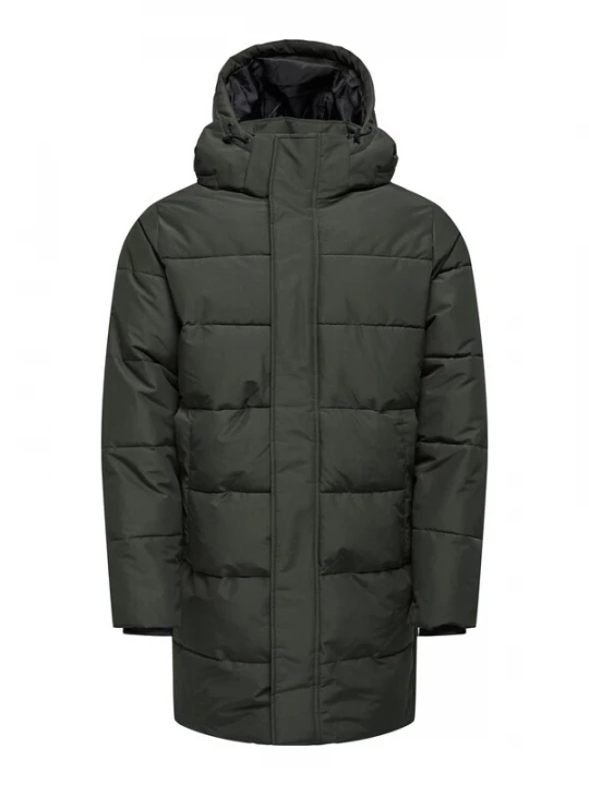 Foto van product Only & Sons Winterjas 'CARL' donkergroen