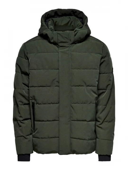 Foto van product Only & Sons Winterjas 'ONSCayson' donkergroen