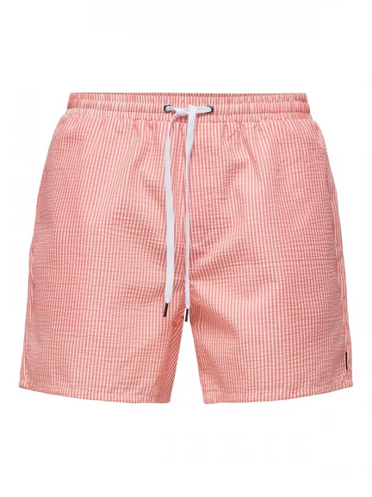 Foto van product Only & Sons Zwemshorts 'ONSTED' pitaja roze / wit