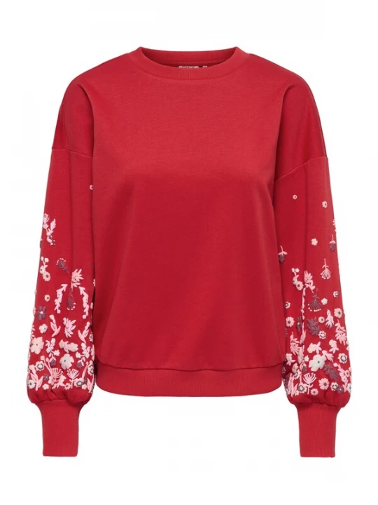 Foto van product ONLY Sweatshirt 'BROOKE' poederroze / oudroze / rood