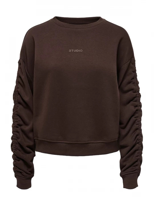 Foto van product ONLY Sweatshirt chocoladebruin