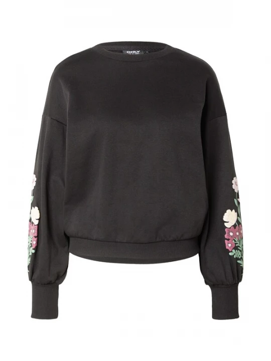 Foto van product ONLY Sweatshirt 'ONLBROOKE' grasgroen / mauve / zwart / natuurwit