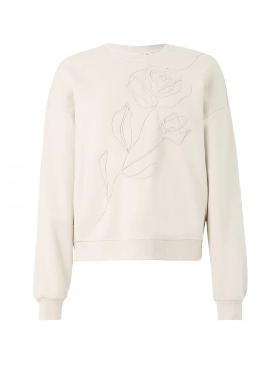 Foto van product ONLY Sweatshirt 'ONLELISANNA' beige