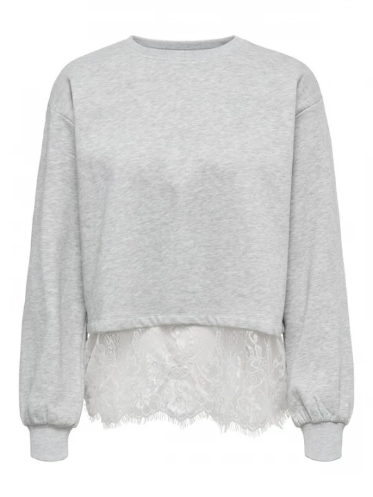 Foto van product ONLY Sweatshirt 'ONLMIMI' grijs gemêleerd