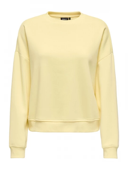 Foto van product ONLY Sweatshirt pasteelgeel