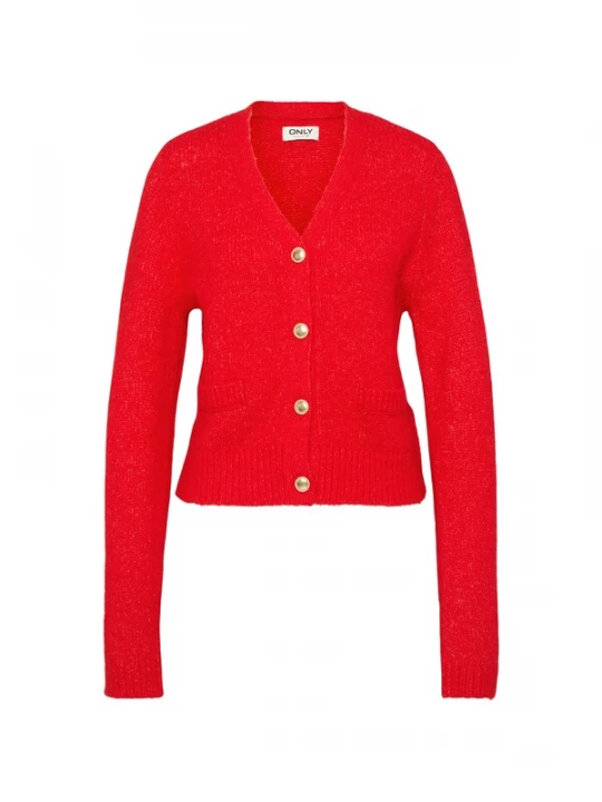 Foto van product Only Tall Gebreid vest 'ONLMAGGIE' rood