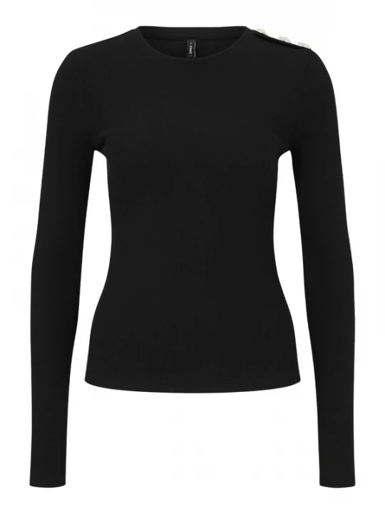 Foto van product Only Tall Shirt 'ONLCHECKIE' zwart / zilver