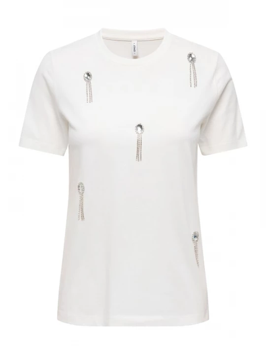 Foto van product Only Tall Shirt 'ONLFILIZZA' zilver / wit