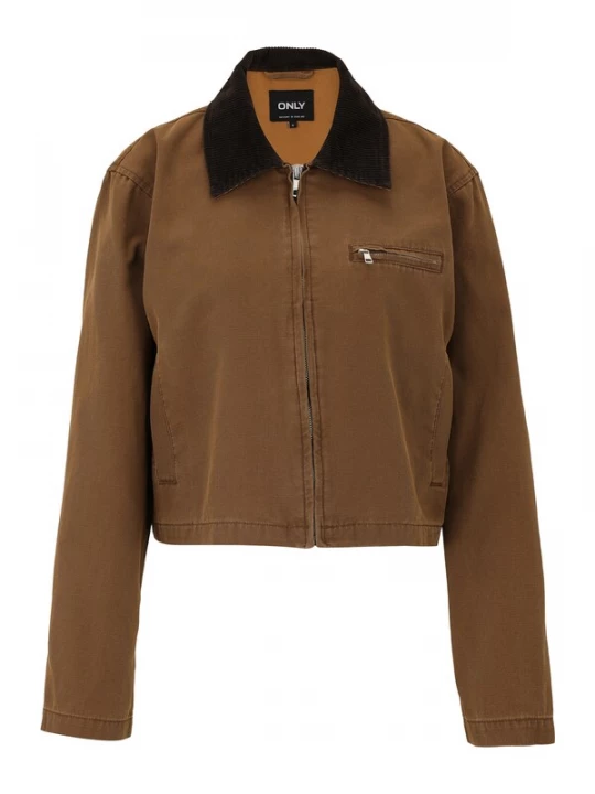 Foto van product Only Tall Tussenjas 'ONLCAVA' cognac / donkerbruin