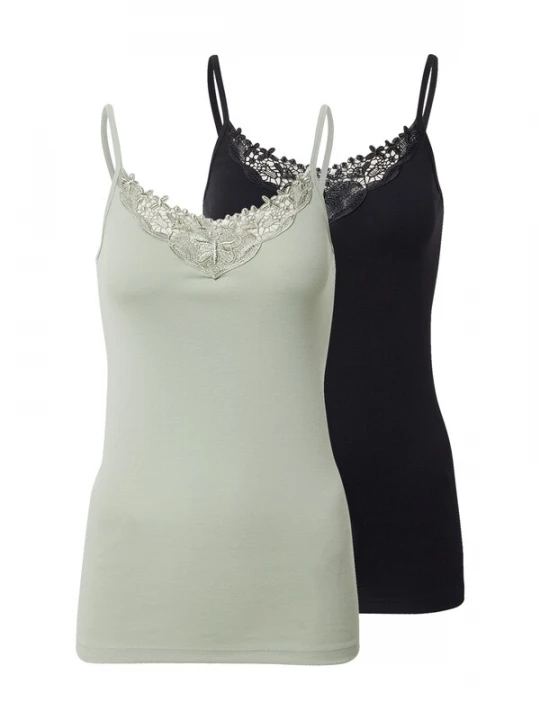 Foto van product ONLY Top 'ONLKira' pastelgroen / zwart