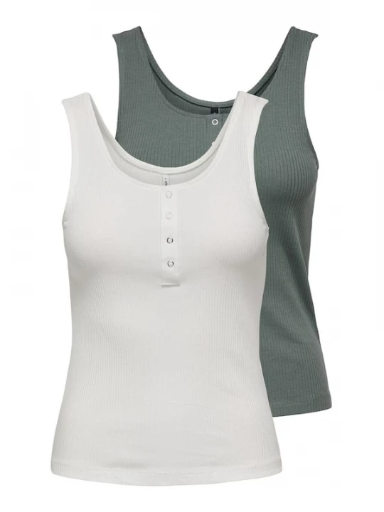 Foto van product ONLY Top 'ONLSimple' spar / wit