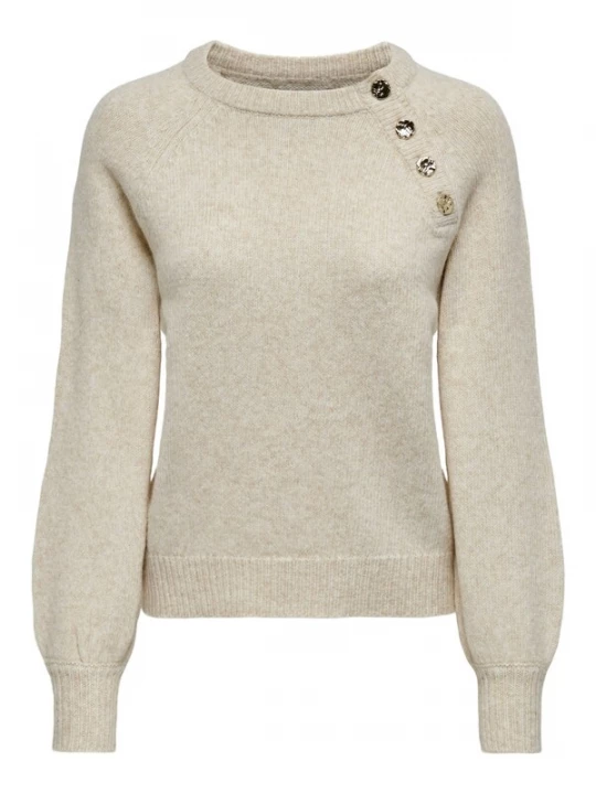 Foto van product ONLY Trui 'Emma' beige