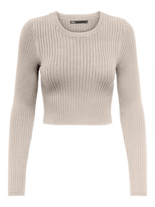 Foto van product ONLY Trui 'KAROL' stone grey