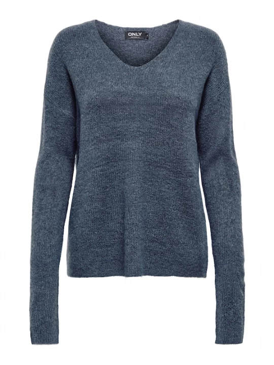 Foto van product ONLY Trui 'ONLCamilla' blauw gemêleerd