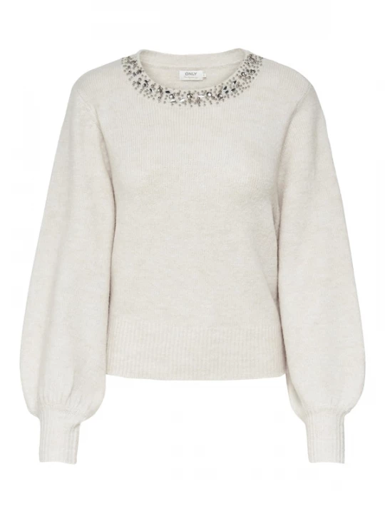 Foto van product ONLY Trui 'ONLElsa' beige