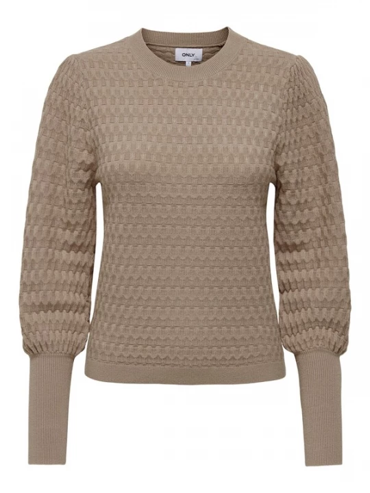 Foto van product ONLY Trui 'ONLFaye' donkerbeige