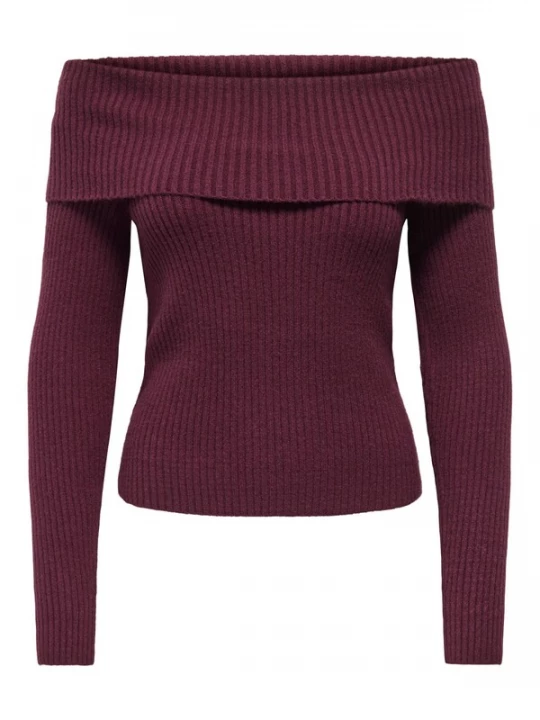 Foto van product ONLY Trui 'ONLKatia' bordeaux