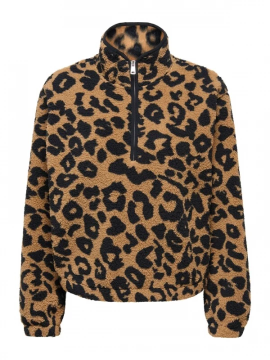 Foto van product ONLY Trui 'ONLNEW DALLAS' karamel / zwart