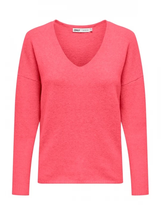 Foto van product ONLY Trui 'ONLRica' zalm roze