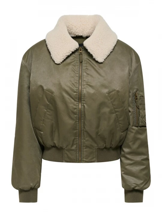 Foto van product ONLY Tussenjas 'ONLSuri' beige / olijfgroen