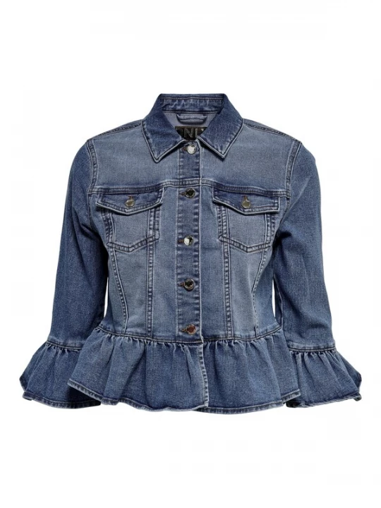 Foto van product ONLY Tussenjas 'Sia' blauw denim