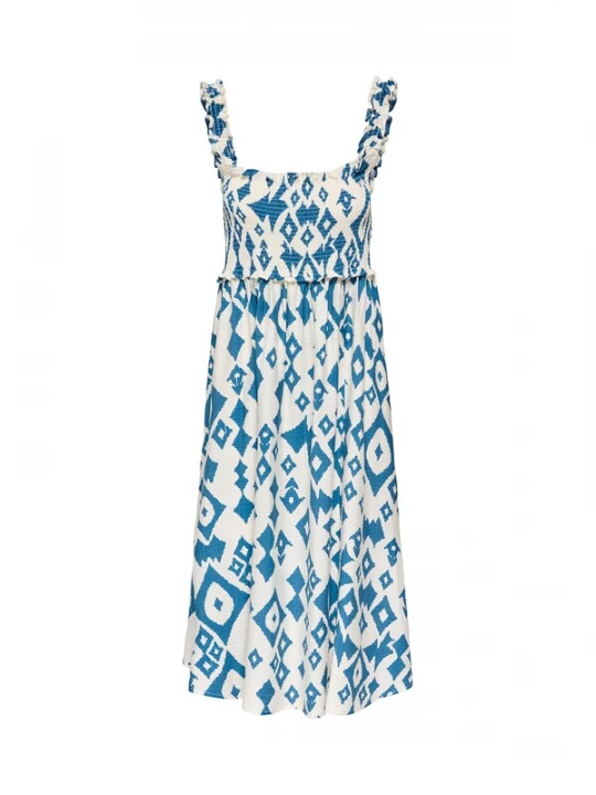 Foto van product ONLY Zomerjurk blauw / natuurwit