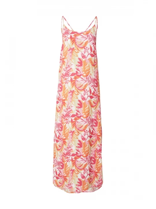 Foto van product ONLY Zomerjurk 'ONLNOVA' pasteelgeel / oranje / fuchsia / wit