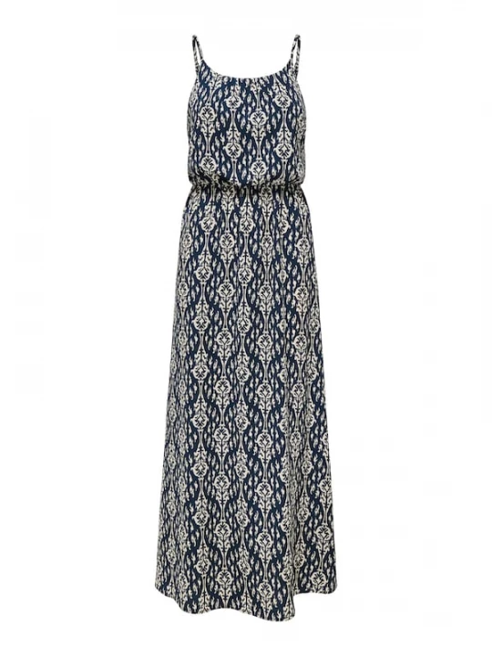 Foto van product ONLY Zomerjurk 'ONLWinner' donkerblauw / wit