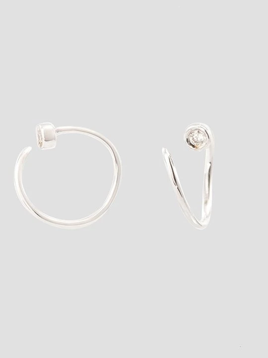 Foto van product Oorbellen ATELIER DU DIAMANT zilverkleurig