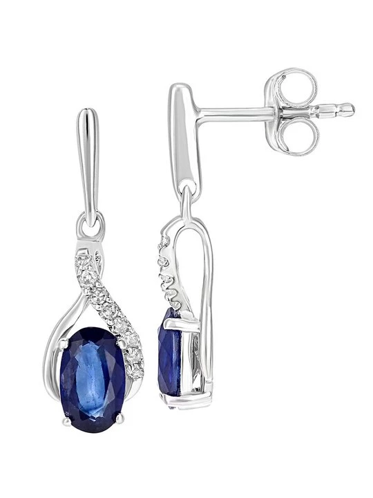 Foto van product Oorbellen Diamant Exquis blauw