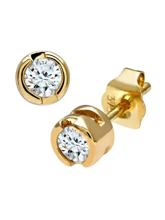 Foto van product Oorbellen Diamant Exquis goudkleurig