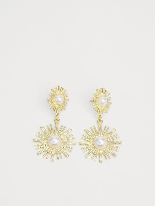 Foto van product Oorbellen Pieces goudkleurig