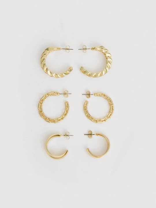 Foto van product Oorbellen Pieces goudkleurig