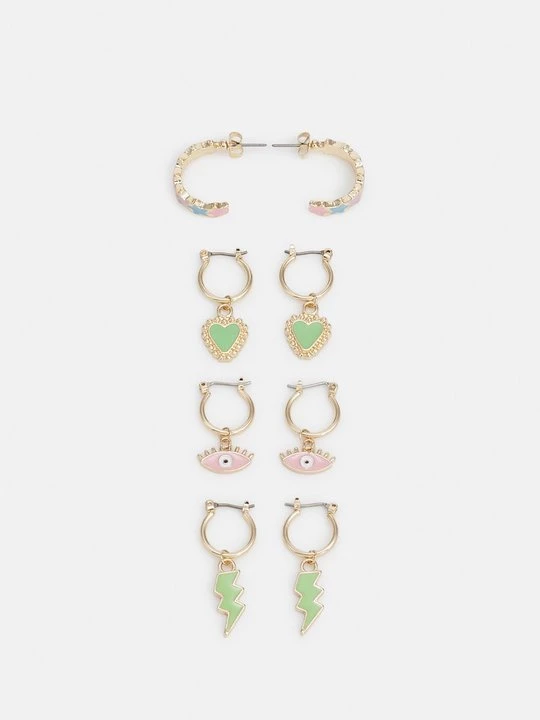 Foto van product Oorbellen Pieces goudkleurig
