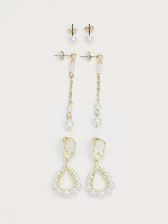 Foto van product Oorbellen Pieces goudkleurig