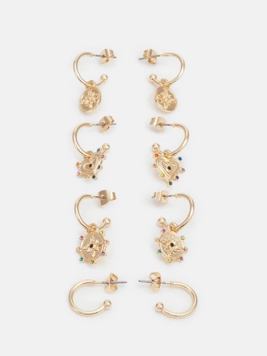 Foto van product Oorbellen Pieces goudkleurig