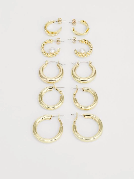 Foto van product Oorbellen Pieces goudkleurig