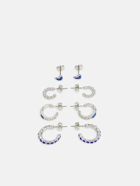 Foto van product Oorbellen Pieces zilverkleurig